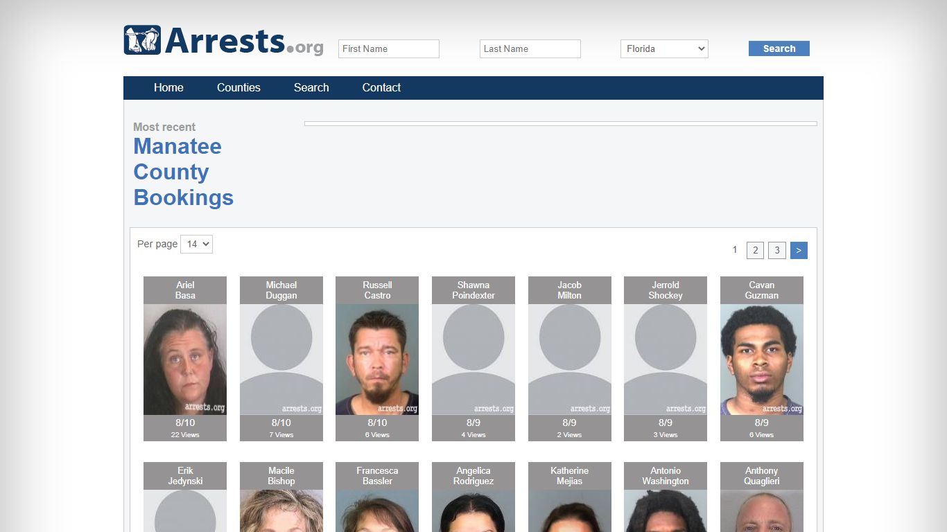 Manatee County Arrests and Inmate Search